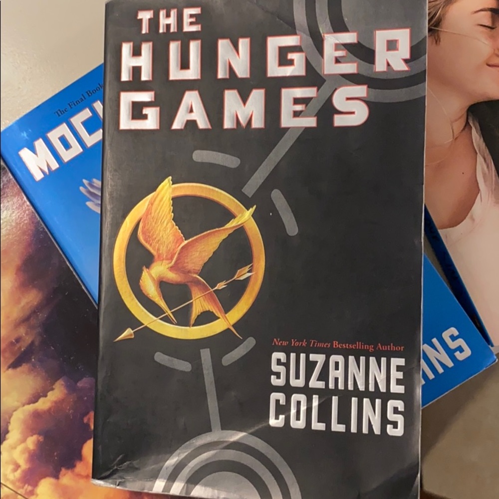 The Hunger Games books.The Fault in Our Stars book
